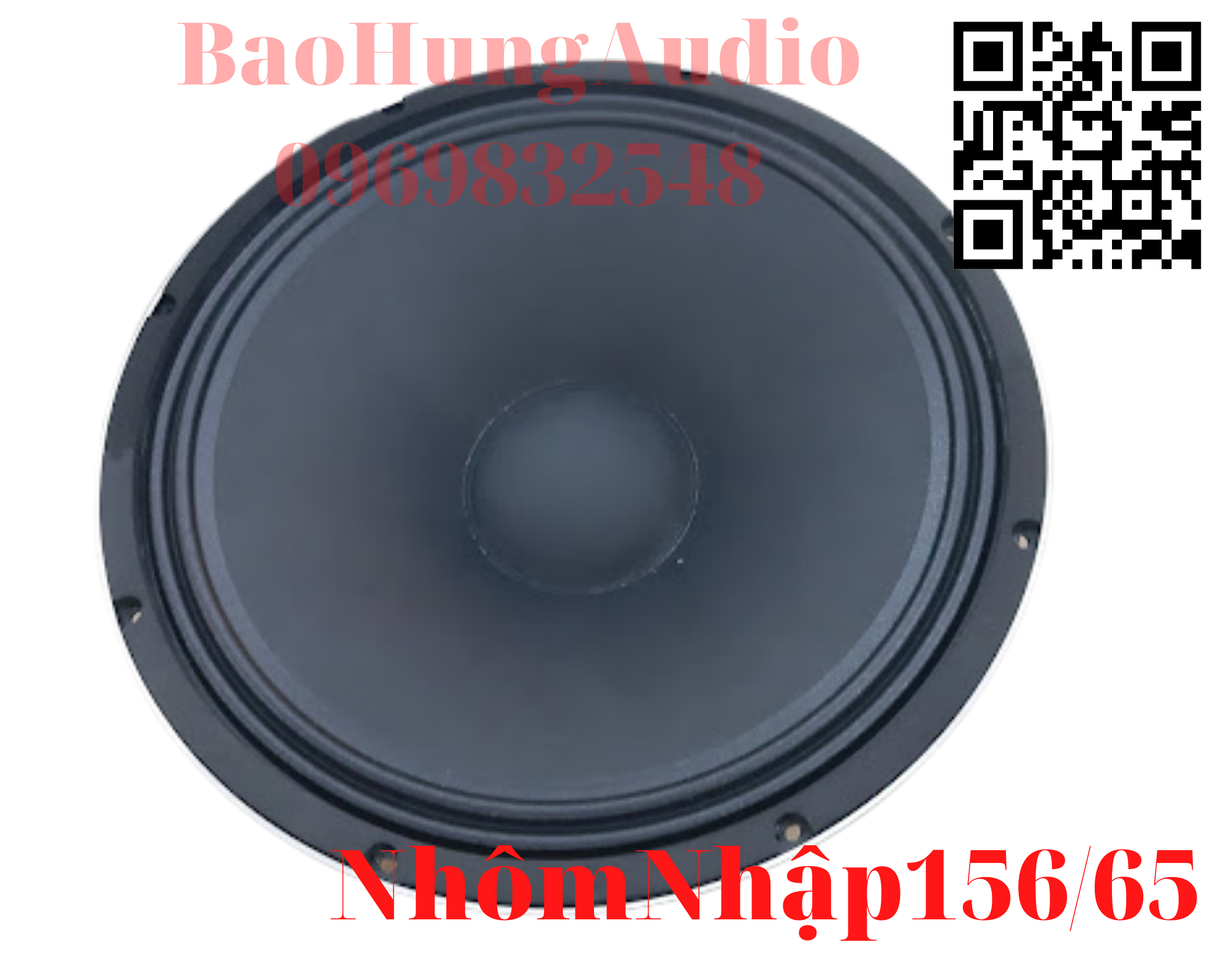 Củ loa bass 40 rời xương nhôm nhập từ 156 coil 65 từ đen chuyên ráp cho loa kẹo kéo di động karaoke chất lượng chuẩn.